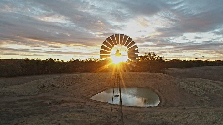 Image Sunset Dam